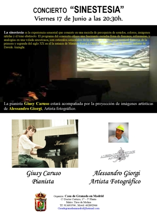 Web Concierto Giusy Caruso